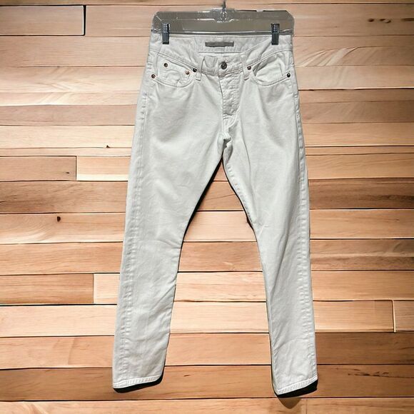 Vince 5 POCKET BUTTON FLY OPTIC WHITE Jeans - Picture 1 of 9